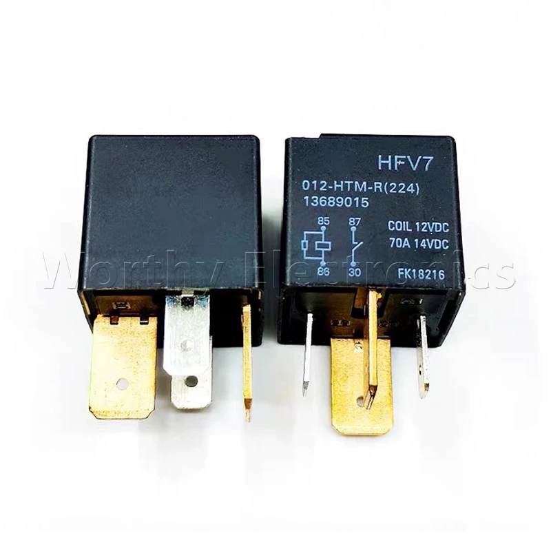 

Free shipping 10pcs/lot relay 12VDC 70A 4PIN HFV7 012-HTM-R(224)