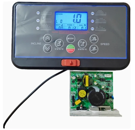 Treadmill universal modification without lifting controller circuit board motherboard, lower control power board,