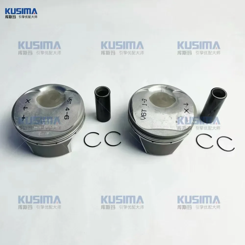 ポルシェ パナメーラ 3.0T 4S エグゼクティブ V6 OE 94610306019 94610306108用 新品レースエンジンパーツ ピストン ピストンリング