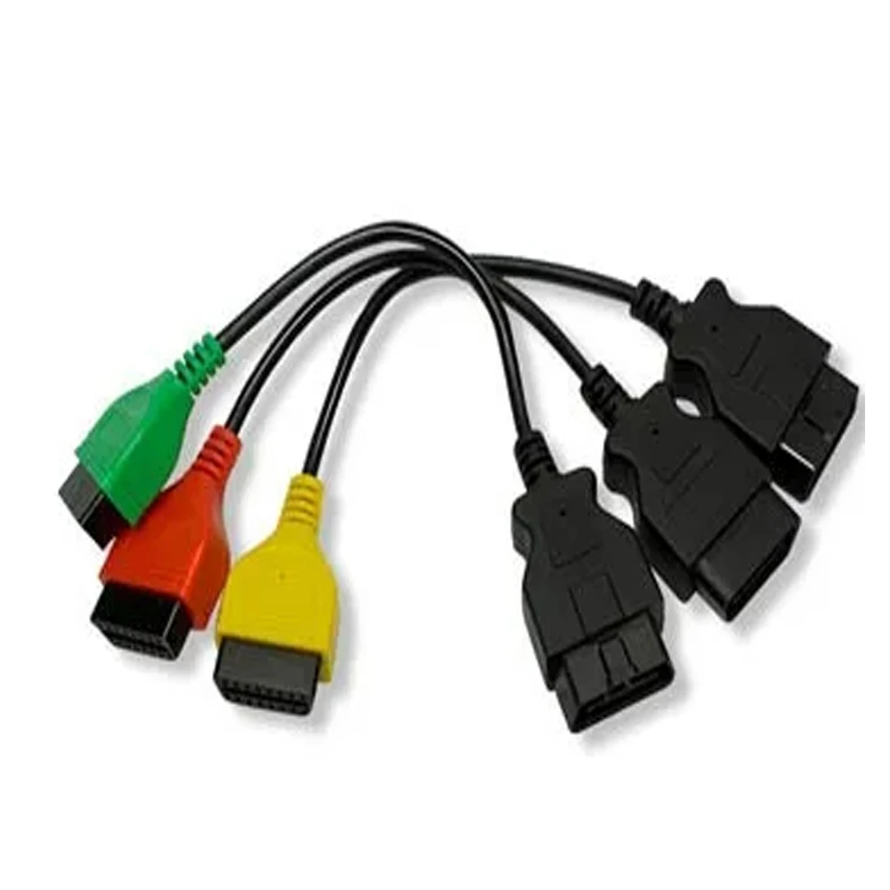 Newest For Fiat Scan Diagnostic Cables Adapters FiatECUScan MultiECUScan Auto OBD2 Connector for Fiat Alfa Romeo Lancia