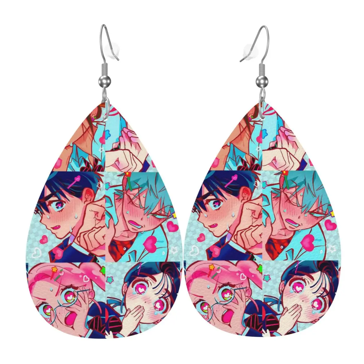 

Custom Alien Stage Anime PVC Leather Earrings Dangle Earrings Jewelry For Women Cartoon For Wife Mother Gift