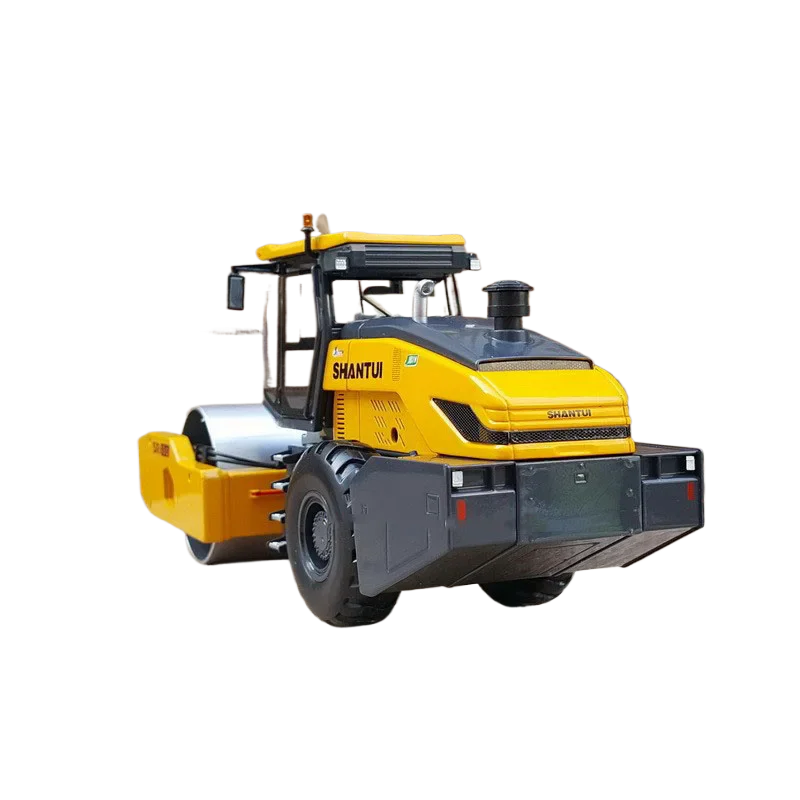 

Collectible 1:35 Shantui Sr40g Single Steel Diecast Road Roller Alloy Shantui SR40G Single Drum Compactor Model for Gift, Toys