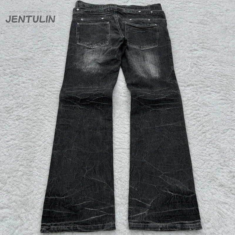 Y2K Retro Jeans Damaged Washed - đánh giá và giá Men'S Fashion Jeans And Boots