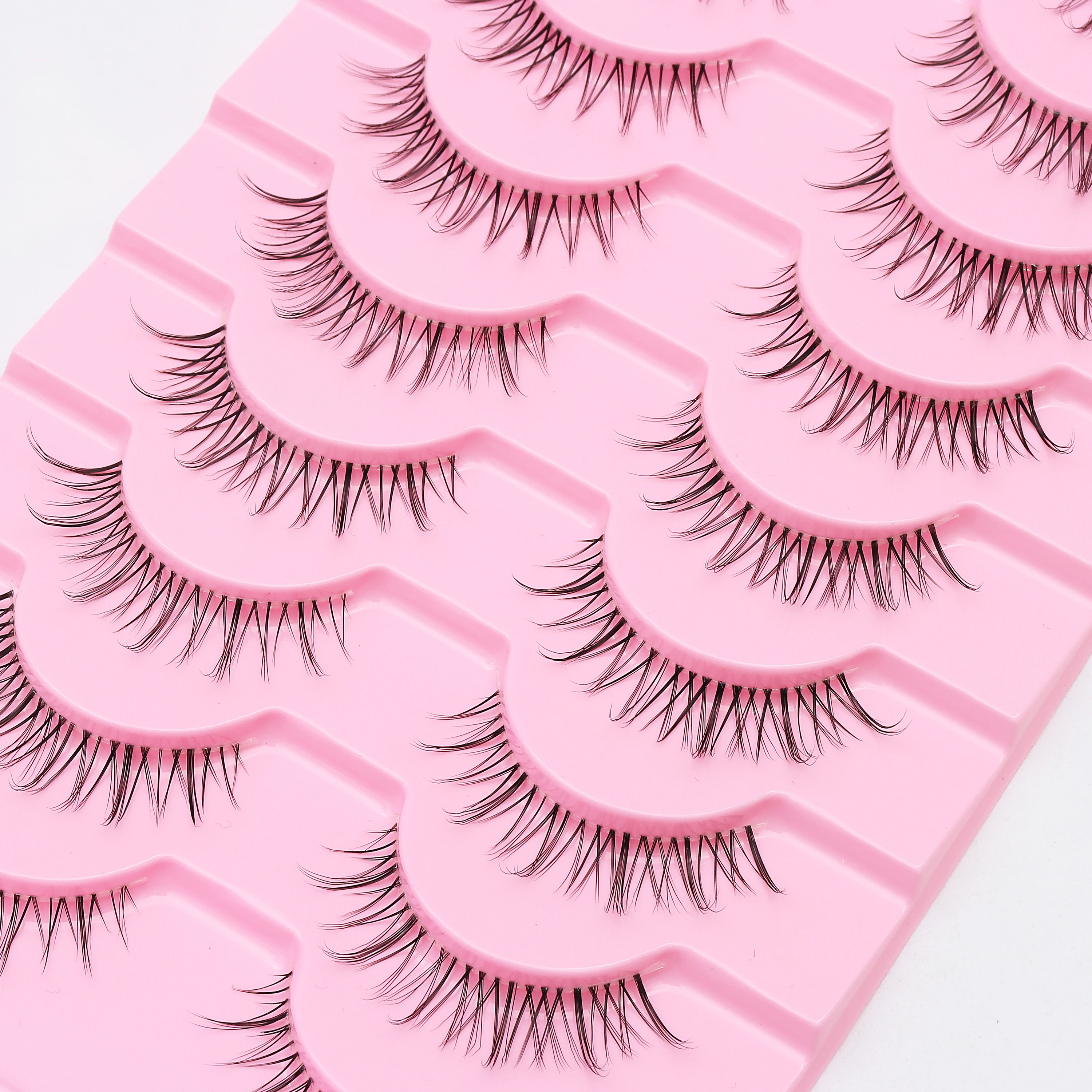 DINGSEN 10 Paar Transparente Anime-Naturwimpern Manga-Wimpern Koreanische Make-up-Wimpern Großhandel Künstliche Wimpern – Detail 27