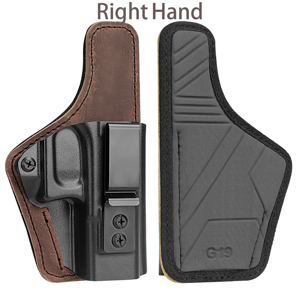 Funda para pistola táctica, funda de transporte oculto IWB, funda para pistola derecha, soporte para pistola para Glock 19/19X/44/45/23/32