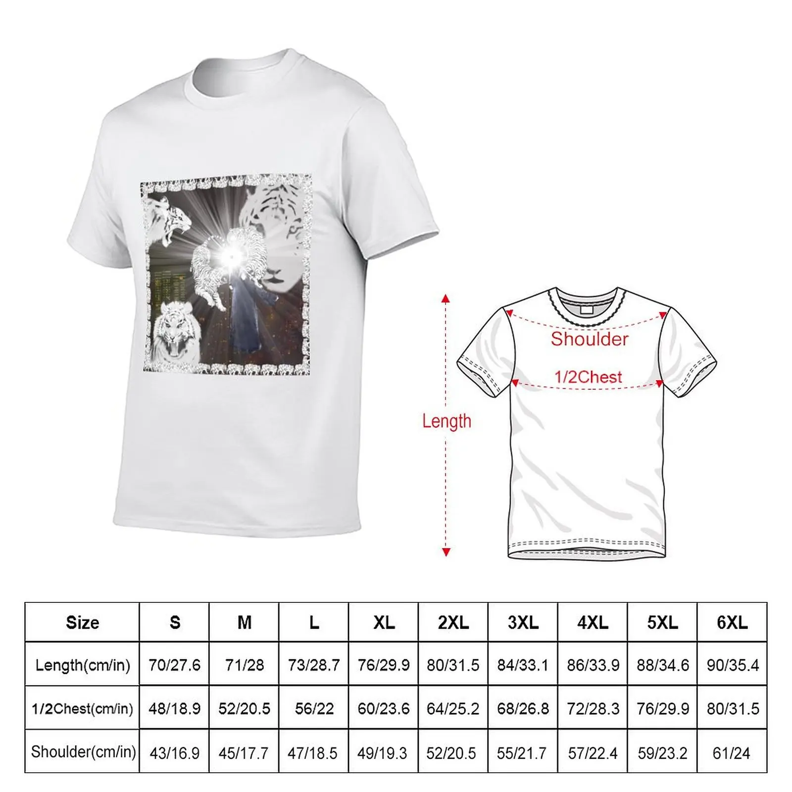 T-Shirt shirts 100% t white man cotton t tiger 2hollis - man shirts cotton