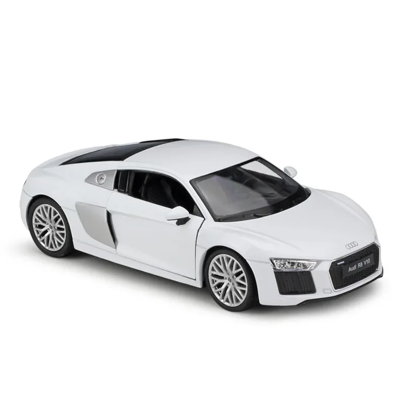 1:24 Audi R8 V10 Supercar Alloy Car Model Diecasts & Toy Vehicles Collect Car Toy Boy Birthday gifts