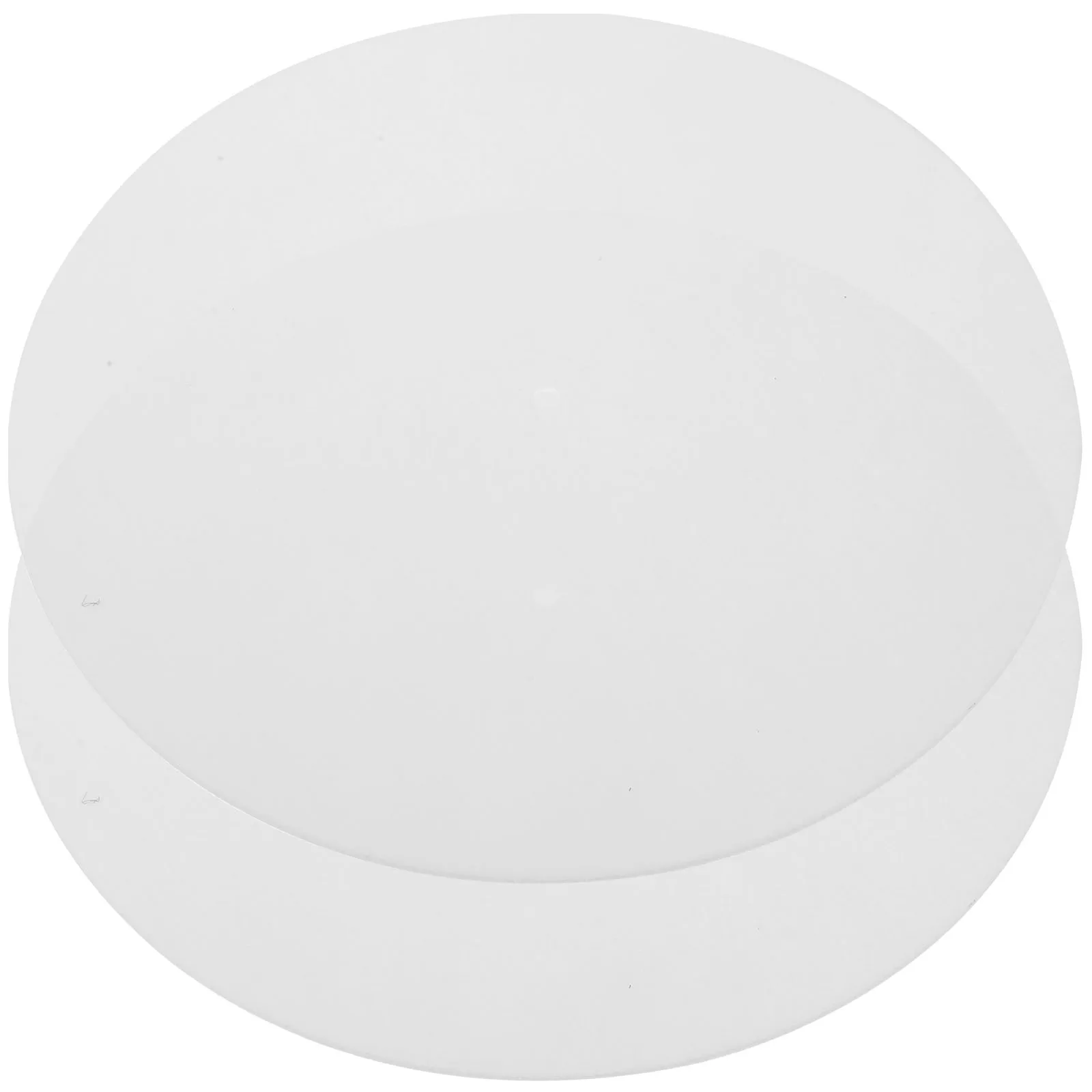 

2 Pcs Record Mat Player White Felt Turntables Vinyl Slip Slipmat Rubber Platter