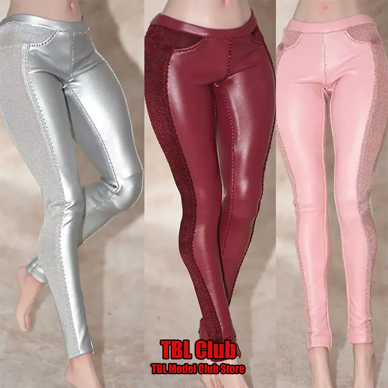 

В наличии worldbox масштаб 1/6, сексуальные женские кожаные штаны-солдат, узкие леггинсы с высокой талией, подходят для 12-дюймовой экшн-фигурки TBLeague, кукла