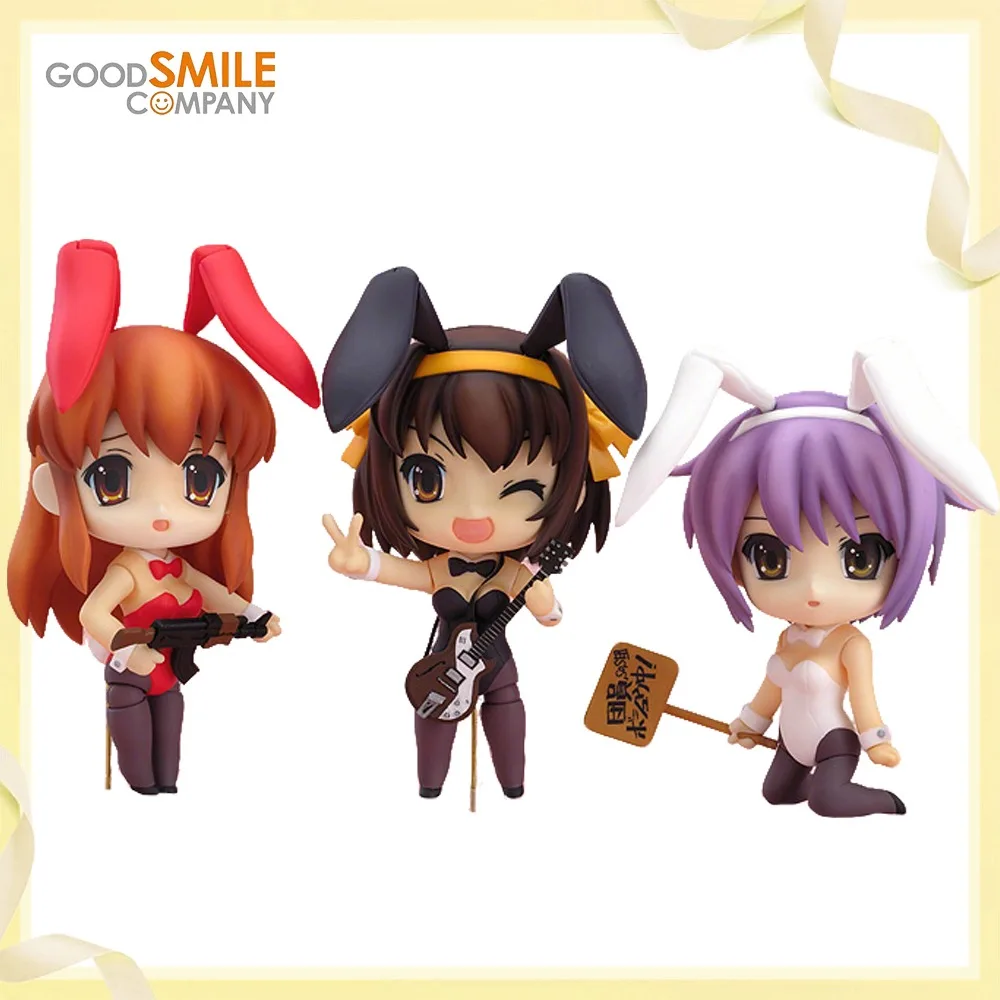 

100% Genuine Original in Stock Good Smile Company Nagato Yuki Asahina Mikuru Suzumiya Haruhi Nendoroid (#014) Anime Figure Model