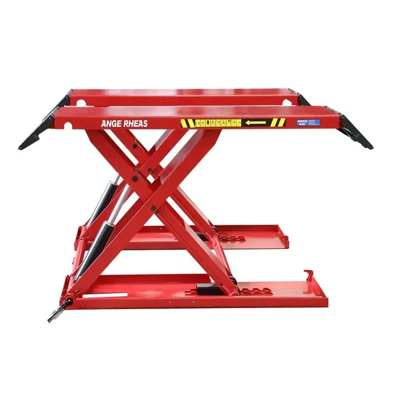 4ton Portable Mid Rise Car Scissor Lift For Sale Auto Lift Hoist For Garage Hydraulic Lift CE Certification