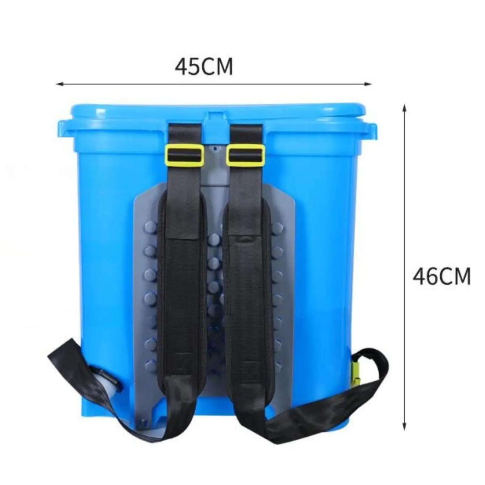 25L Backpack Fertilizer Applicator for Large Farm Use Manual Push Seeder with Heat Dissipating Pad