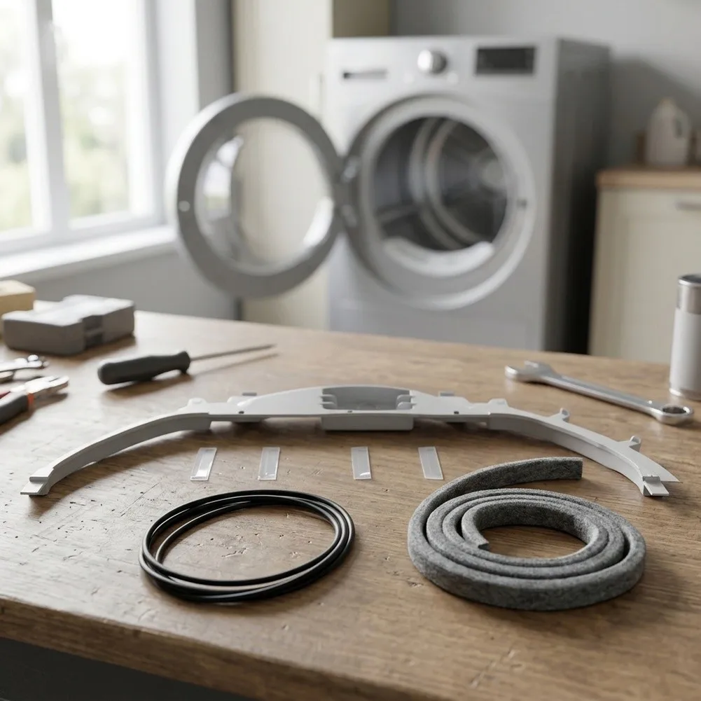 Dryer Bearing Kit WE49X20697 Compatible with Front Load Dryers Includes WE3M26 Bearing WE9M30 Felt WE12M29 Belt Slides