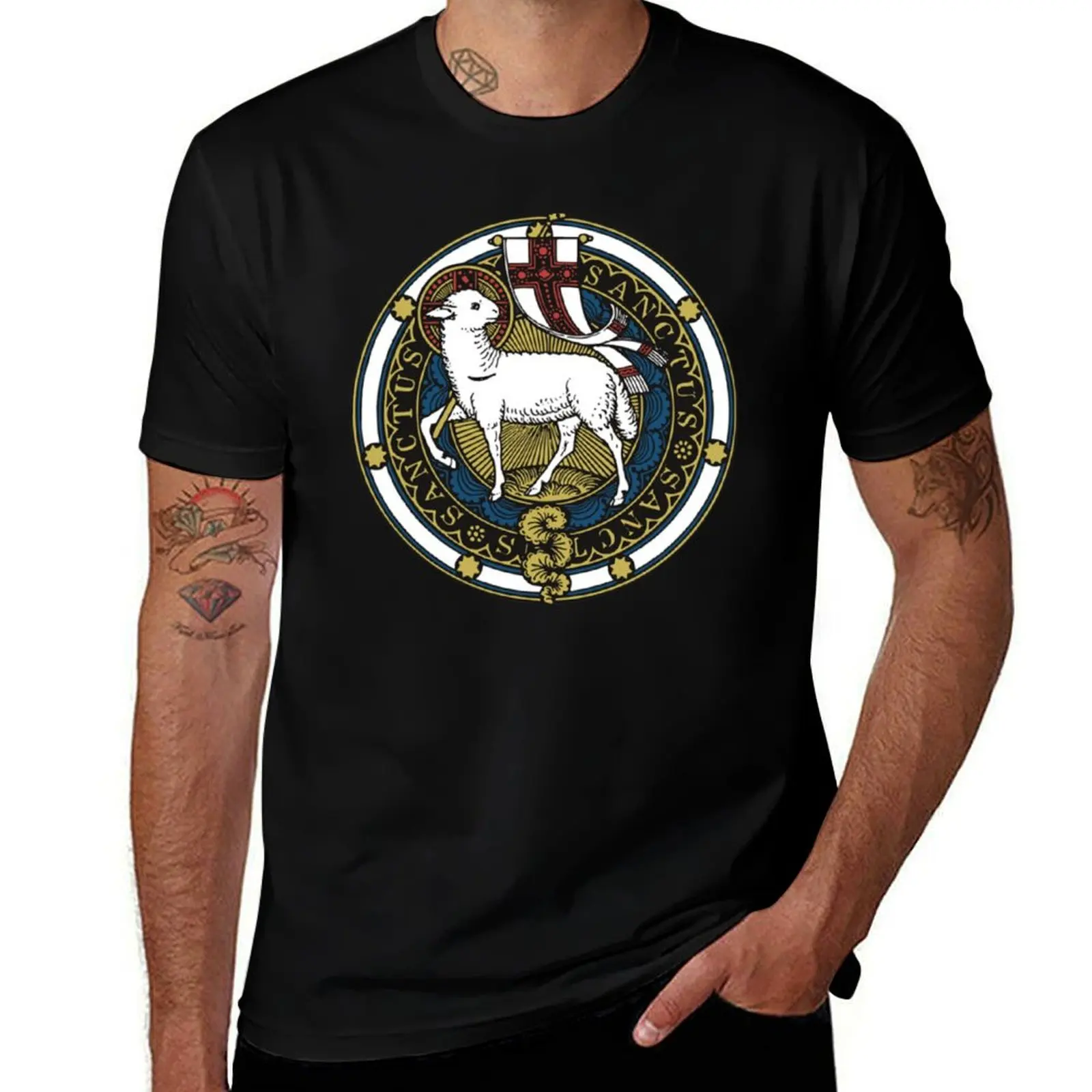 

Agnus Dei T-Shirt t shirt man designer t shirts cotton 100% t shirts with prints T-Shirt