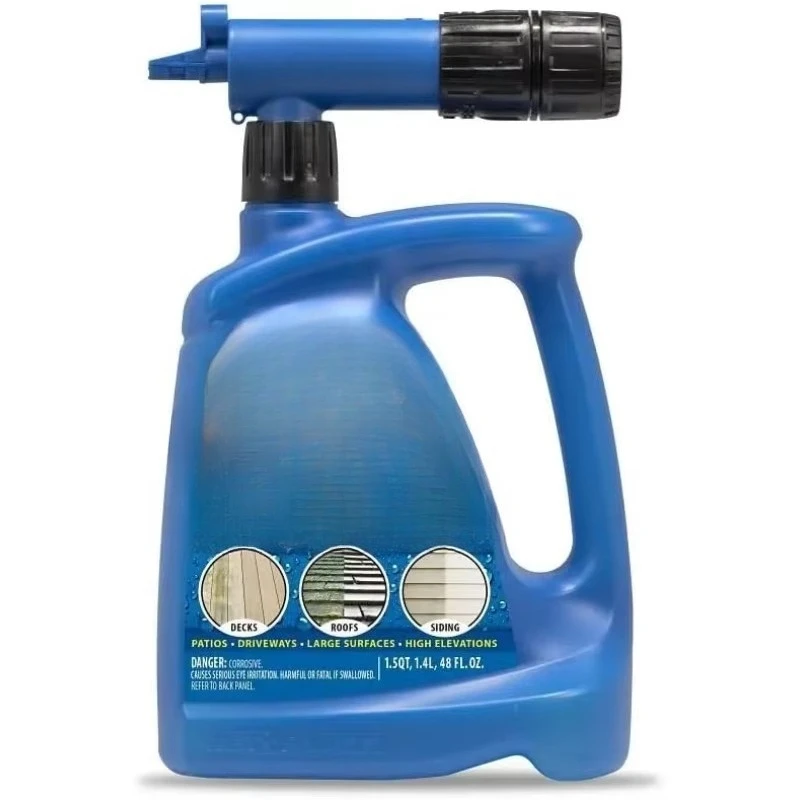 

Popular Outdoor Moss, Mold, Mildew, & Algae Stain Remover Multi-Surface Cleaner, Reach Hose End