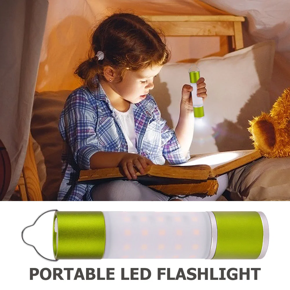 LED Emergency Light USB Rechargeable Portable Lantern Flashlight Retractable Torch Light for Camping Hiking Emergency Outage