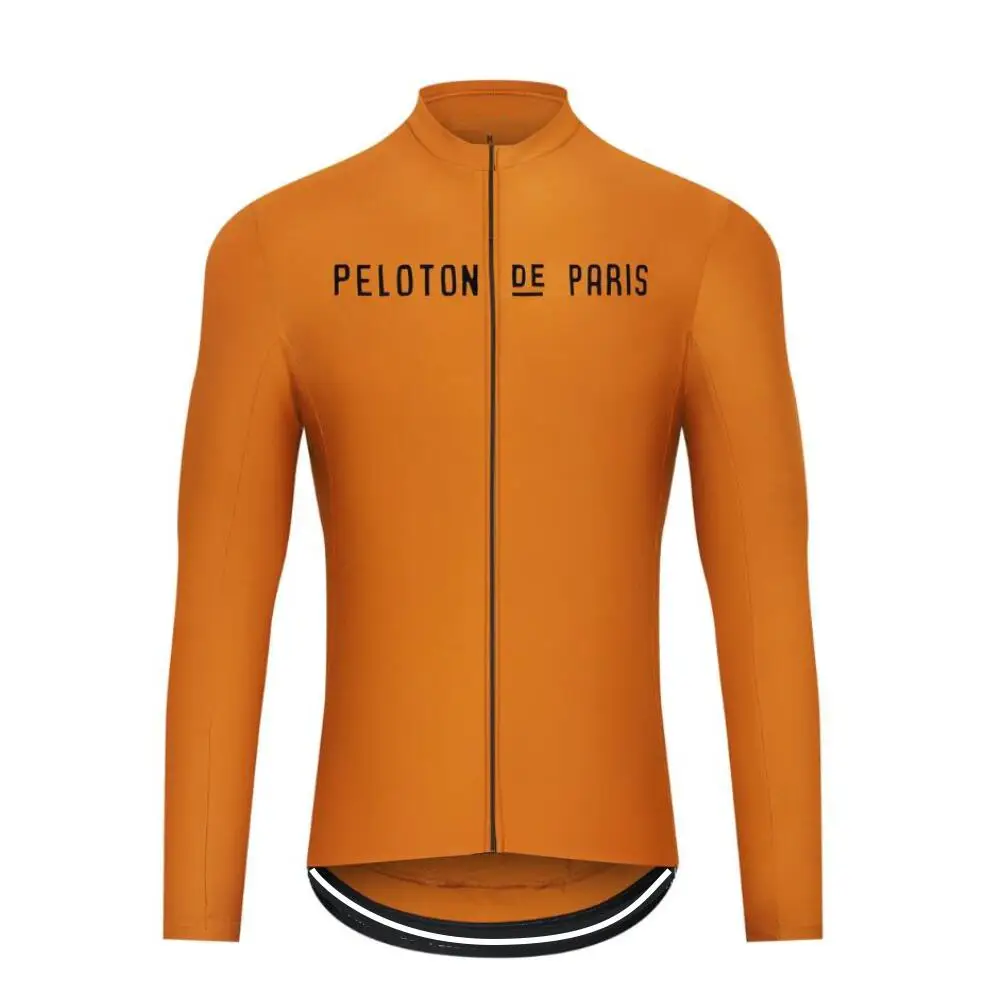 PELOTON DE PARIS Cycling Jerseys Men\'s Winter Thermal Fleece Pro Cycl Clothing Outdoor Road Bike Apparel