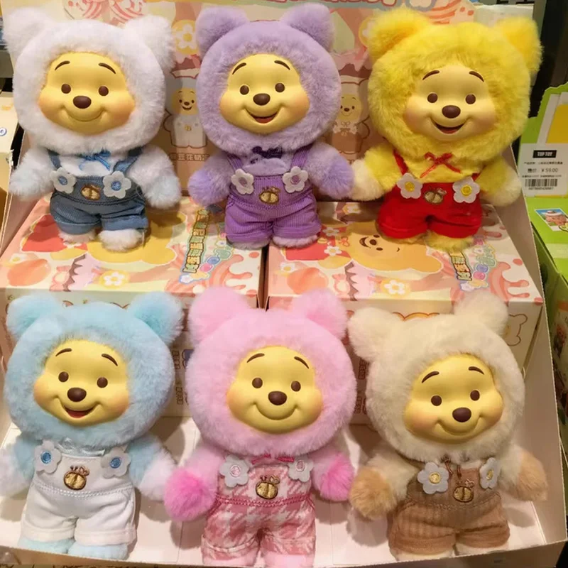 

Disney Winnie The Pooh Blind Box Plush Toys Cute New Year Gifts Collectible Vinyl Figures Stuffed Toys Action Figure Collection