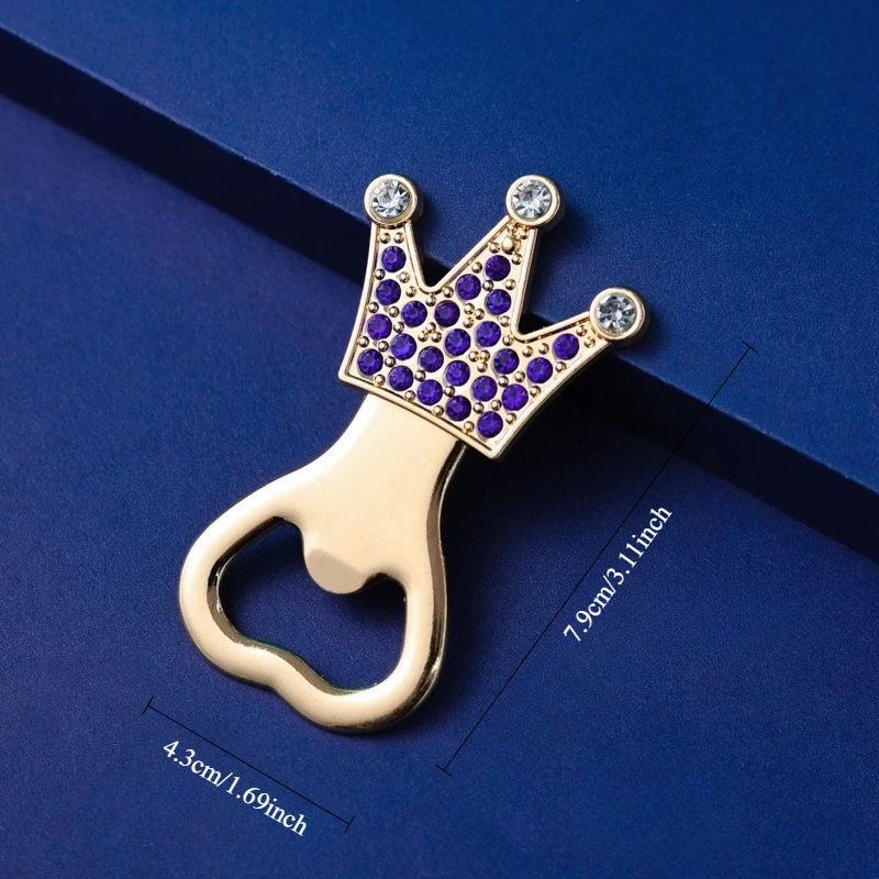 1pc Imitation European Crown Creative Bottle Opener Wedding Anniversary Gift