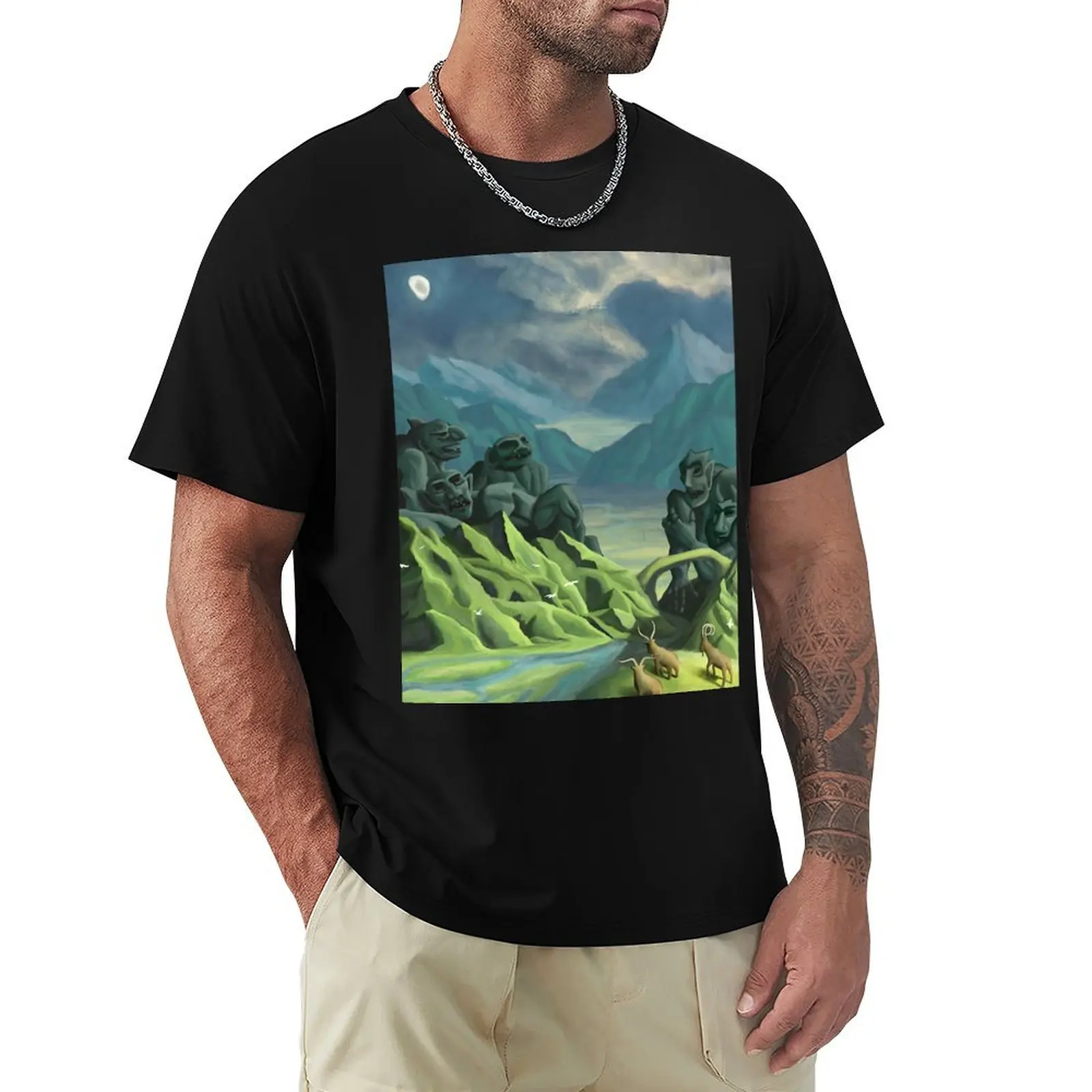 Camiseta de cumpleaños para niño de 3 años con diseño de Three Billy Goats Gruff y Trolls, estilo casual para el trabajo