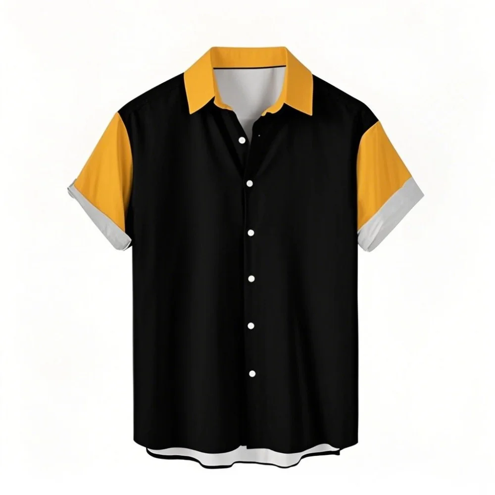 Edward Elric – Hawaii-Hemd, Alchemist-Button-Down-Hemd, Modetrend, atmungsaktiv, multifunktional, lässig, sportlich, Sommer,