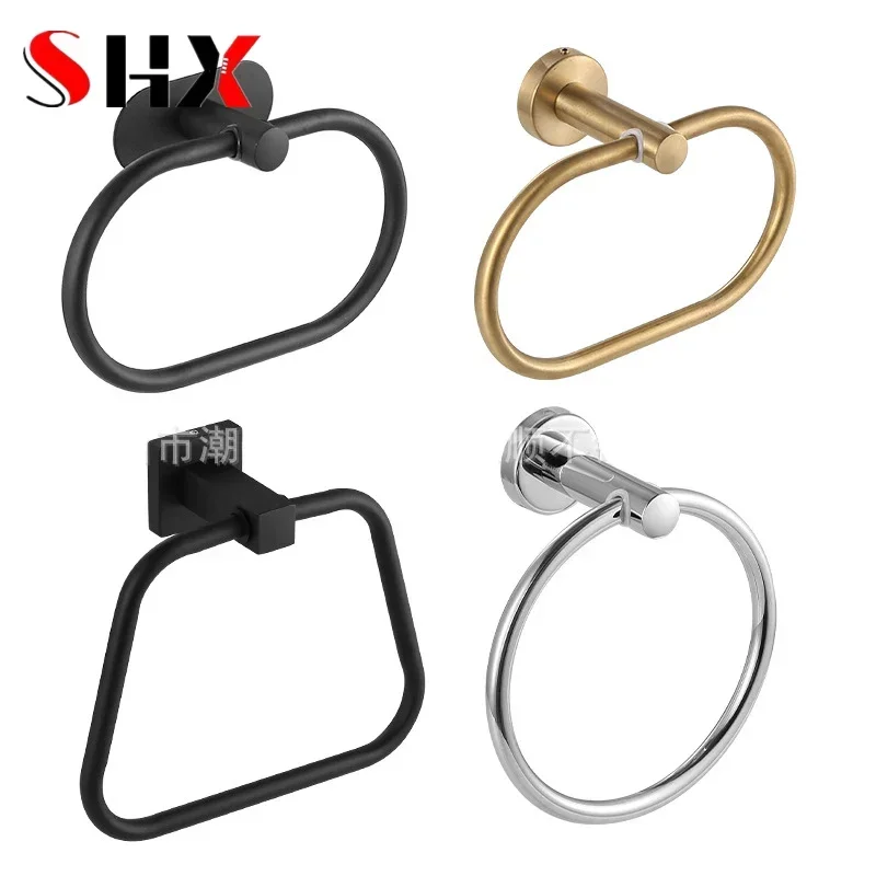 

1 шт., аксессуары для ванной комнаты, настенная вешалка для полотенец, алюминиевый держатель для душевой комнаты, вешалка для полотенец, 20-60 см, многослойная вешалка для полотенец