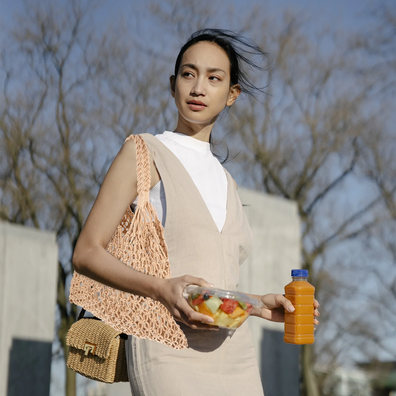 

Straw Woven Handmade Cotton Rope Beach Tote Lightweight Mesh Shoulder Bag For Women Outdoor Picnic Travel Knitted String