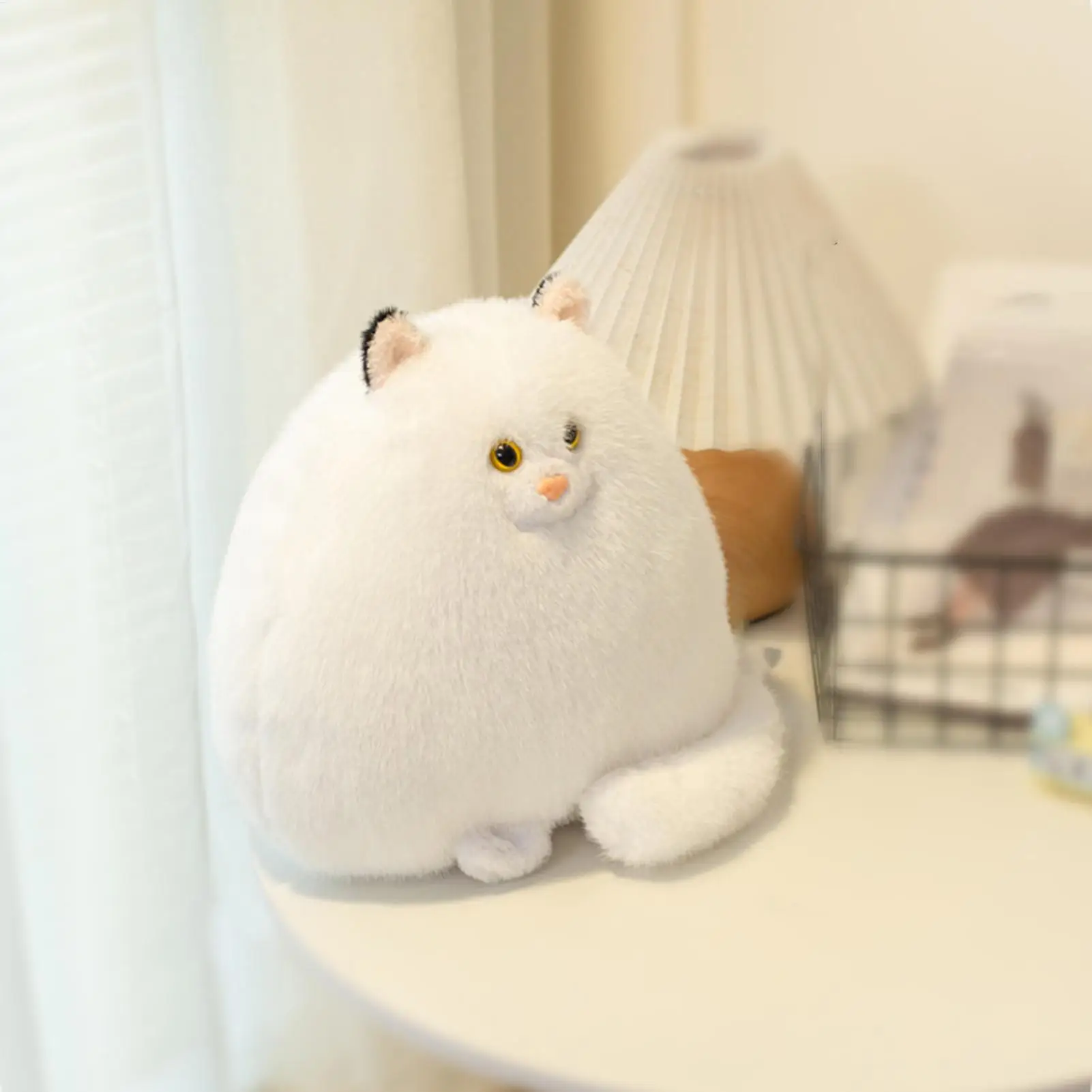 

28cm White Cat Doll Small Pillow Cushion Ins Cat Plush Toy Doll for Girl Gift Plushie Stuffed Toys