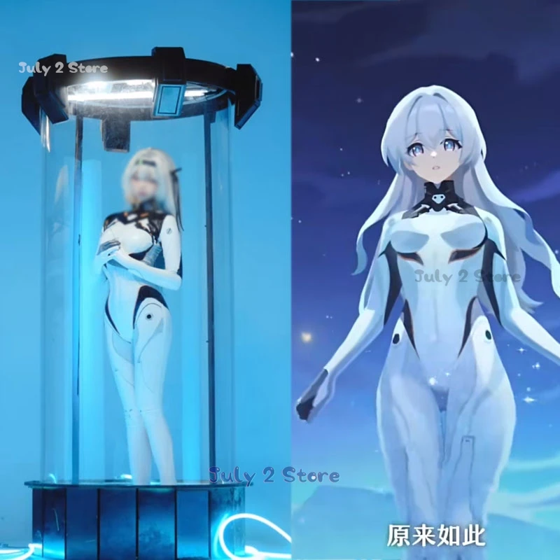 Firefly Jumpsuit Game Honkai: Star Rail Cosplay Costume New Suit Wig Clothes Uniform Cosplay Penacony Fit Sexy Suit