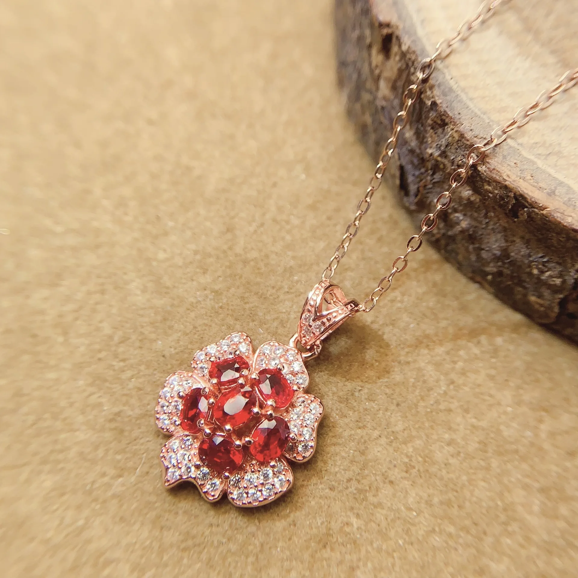 S925 Silver Ruby Je… - image