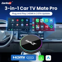 Carlinkit-Adaptador HDMI Multimedia para TV Mate, 3 en 1, con cable a inalámbrico, CarPlay, Android, Auto Box, convertidor de vídeo HD para palos de TV