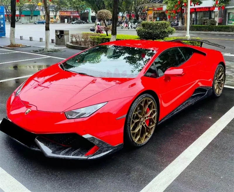 

Для Lamborghini Huracan LP610 M стиль высококачественный комплект переднего разделительного диффузора из углеродного волокна