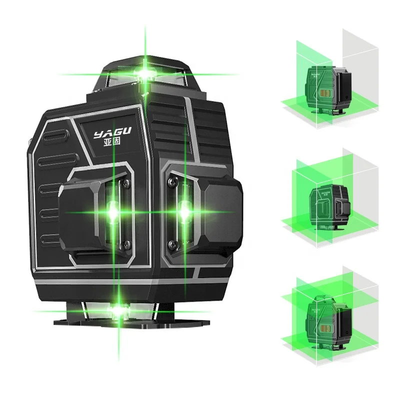 Elettroutensili cordless professionali Green Beam livella laser a 12 linee livelli laser autolivellanti