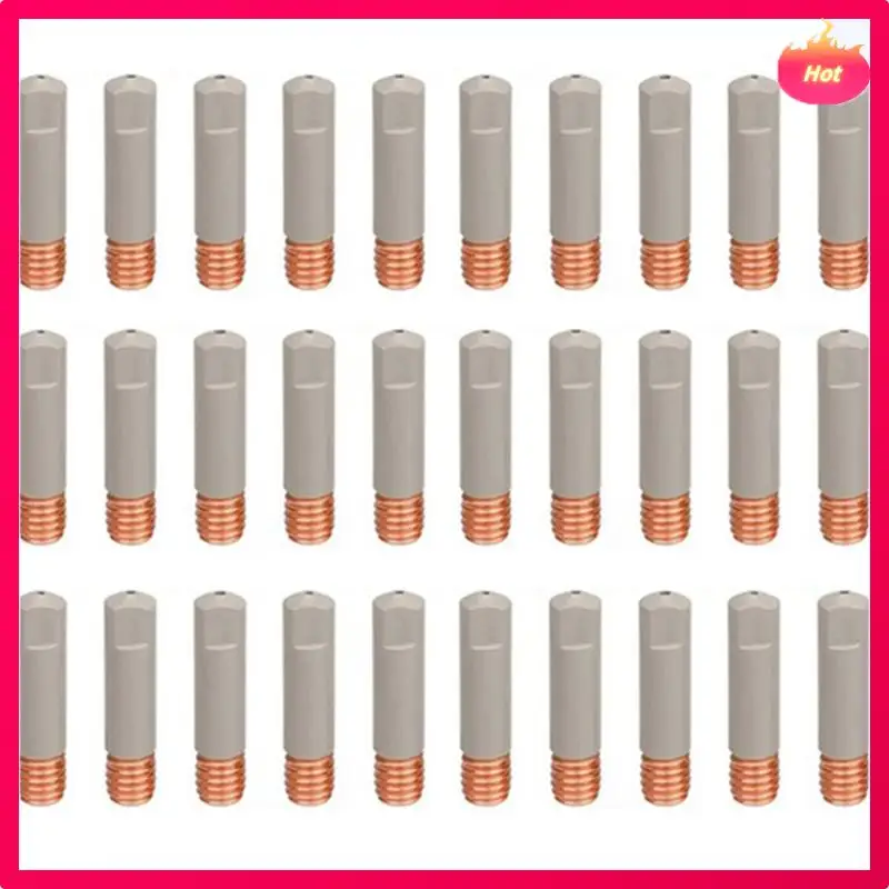 30 قطعة MB15AK فوهة لحام نصائح طلاء حماية M6 فوهة الغاز تلميح 1.0 مللي متر MIG أداة لحام أجزاء #2