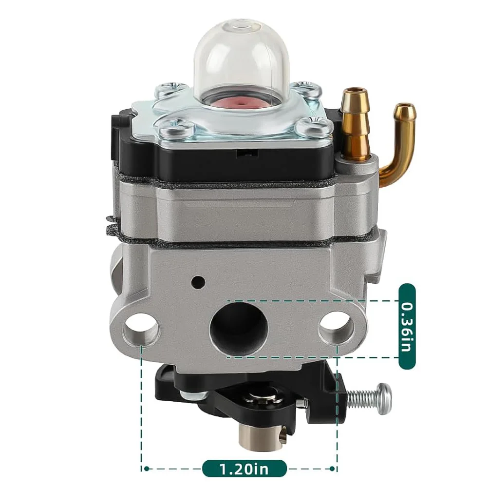 For Homelite 309375002 Carburetor for Ryobi RY34426 RY34007 S430 30cc Trimmer, also fits for Zama, Poulan, Craftsman
