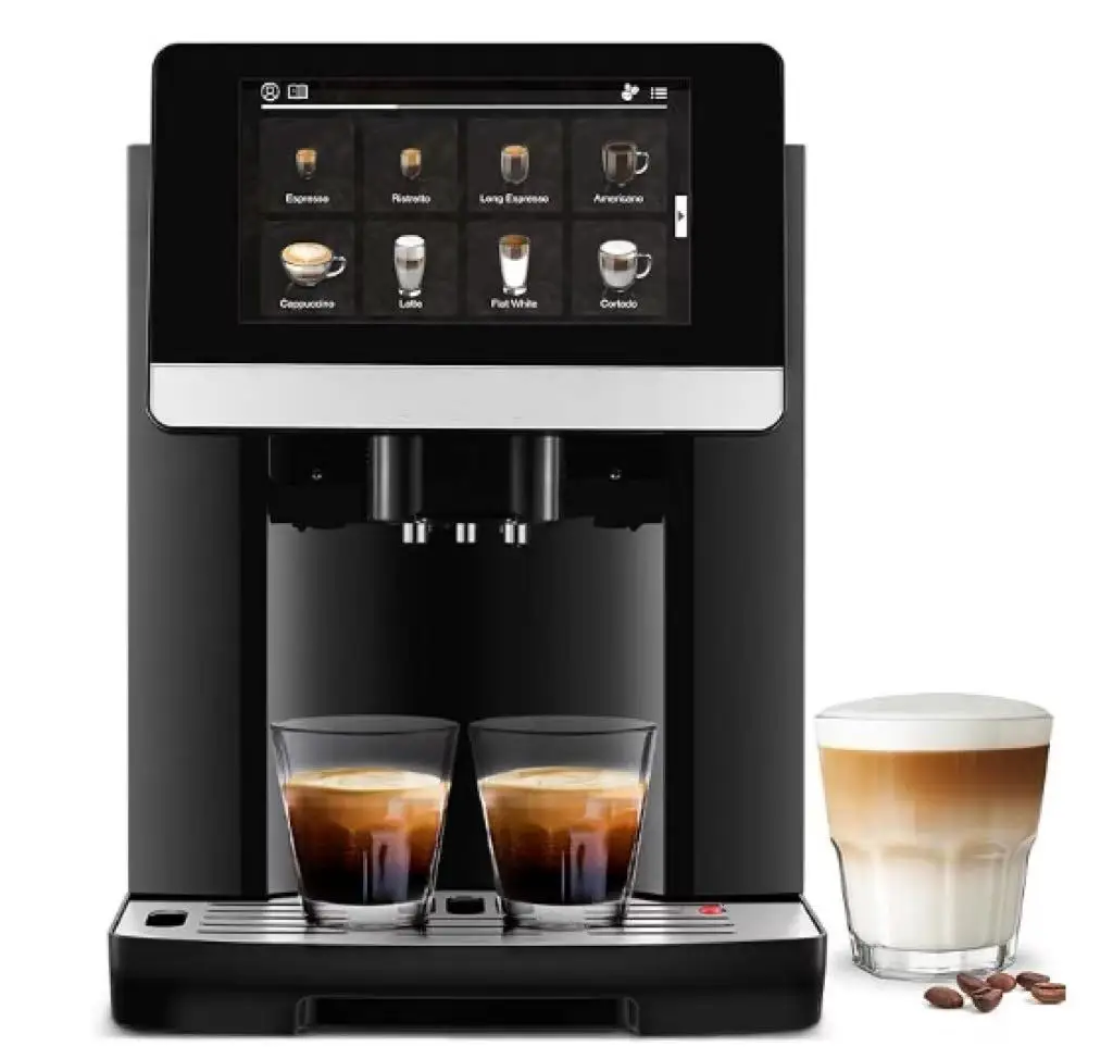 2026 New Style Touch Screen Automatic Coffee Machine With Automatic Milk Frother And Self Cleaning