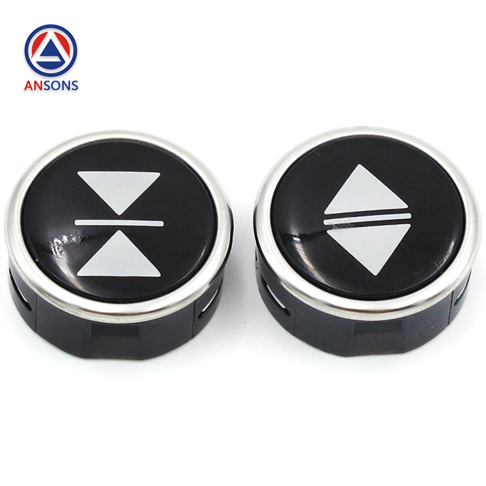 FL-PW MCA Hitachi Elevator Push Button Diameter 38mm COP LOP HOP Circular Button Ansons Elevator Spare Parts