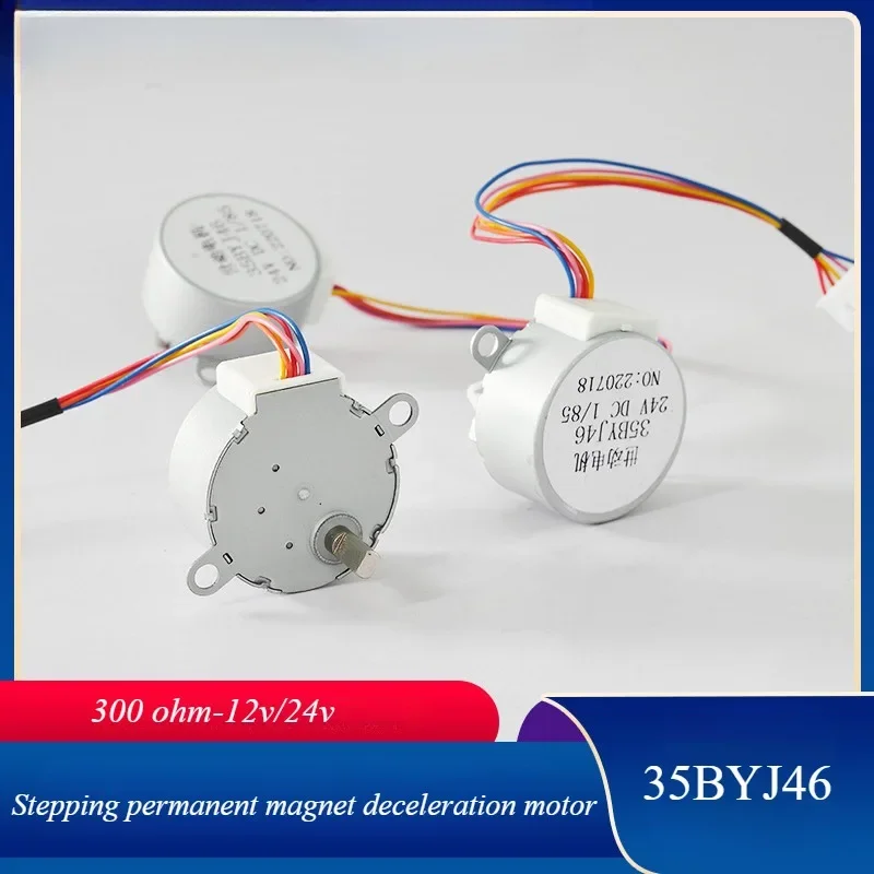

35BYJ46 DC 5V 12V 300 ohms 24V Step Permanent ,agnet Gear Motor Small Stepper Humidifier Repair Parts