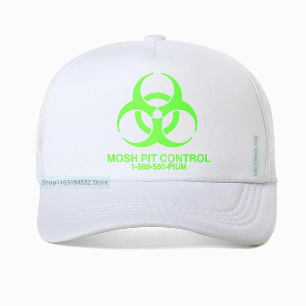 Homixide Gang Mosh Pit Control قبعة بيسبول عصرية كاجوال شبكية قبعة شمس صيفية رياضية خارجية قابلة للتعديل قابلة للتنفس