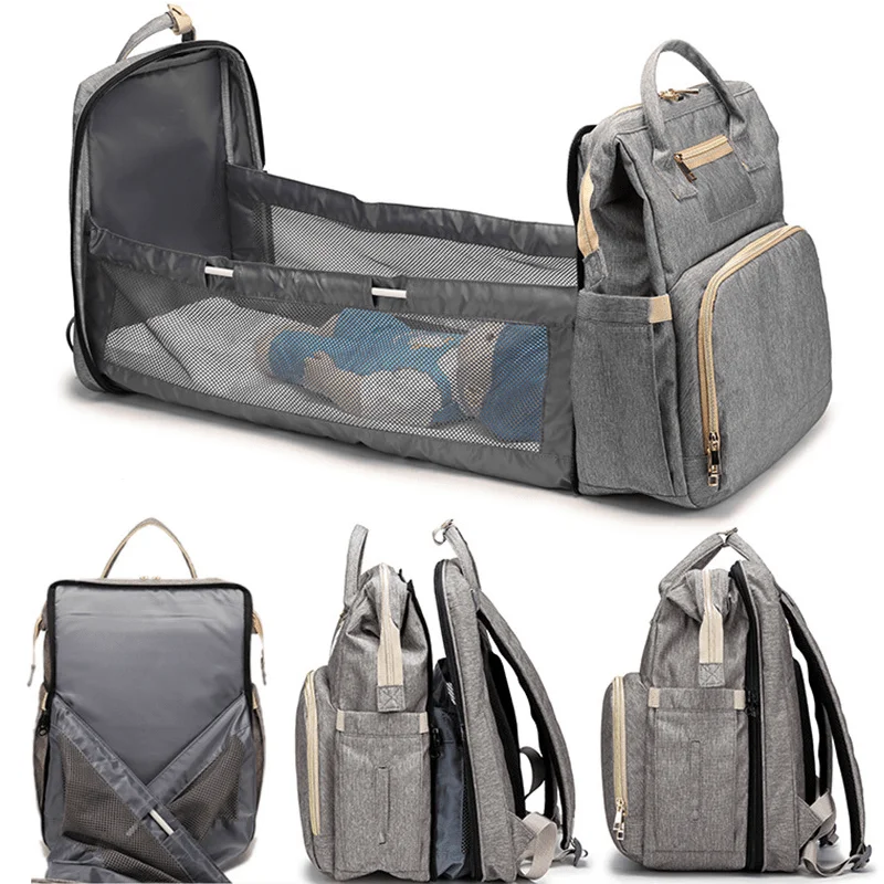 

1 шт., многофункциональная детская сумка для мамы, изолированный карман для бутылочек, большой вместительный водонепроницаемый рюкзак для подгузников, дорожная сумка для детской комнаты