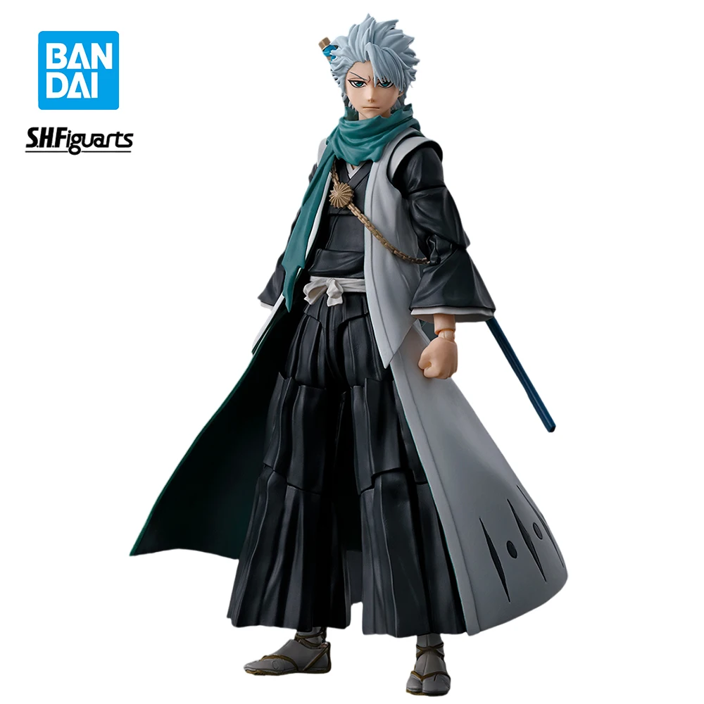 

В наличии Оригинальные BANDAI SHF отбеливающие тысячелетние войны крови Hitsugaya Toushirou ПВХ Аниме фигурки модели игрушки