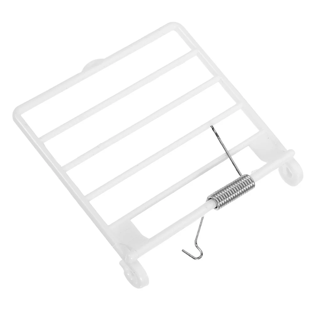 

Birdcage Door Replacement Plastic Wire Spring Door for Small Pet Cage Easy Feed Secure Access Bird Cage Supplies