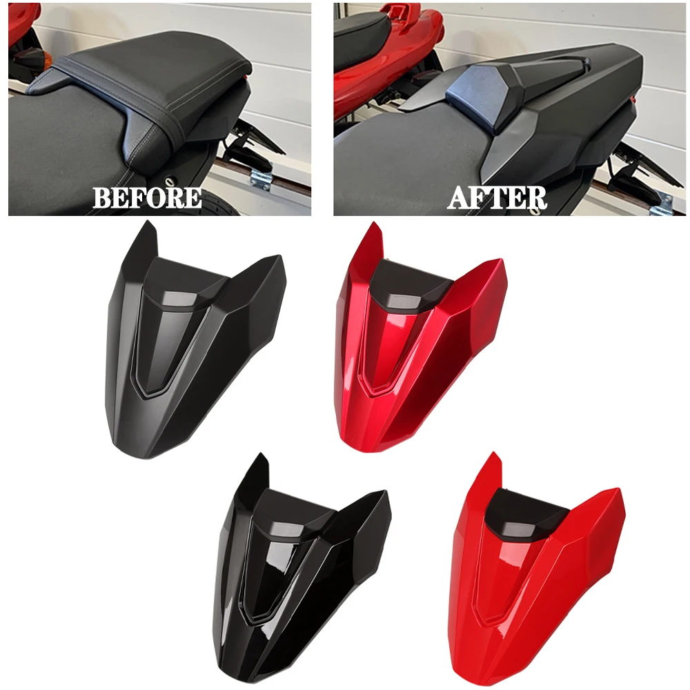 Motorcycle Rear Seat Cover Rear Tail Cover Fairing Cowl With Rubber Pad For Honda CBR650R CB650R 2019-2023