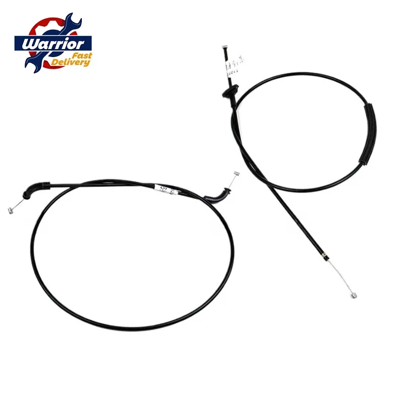 

51238240609 51238240608 2 Stuks New High Quality Voor Midden Achter Kap Release Kabel for Bmw E65 E66 7 Serie for Bmw 740i 2001