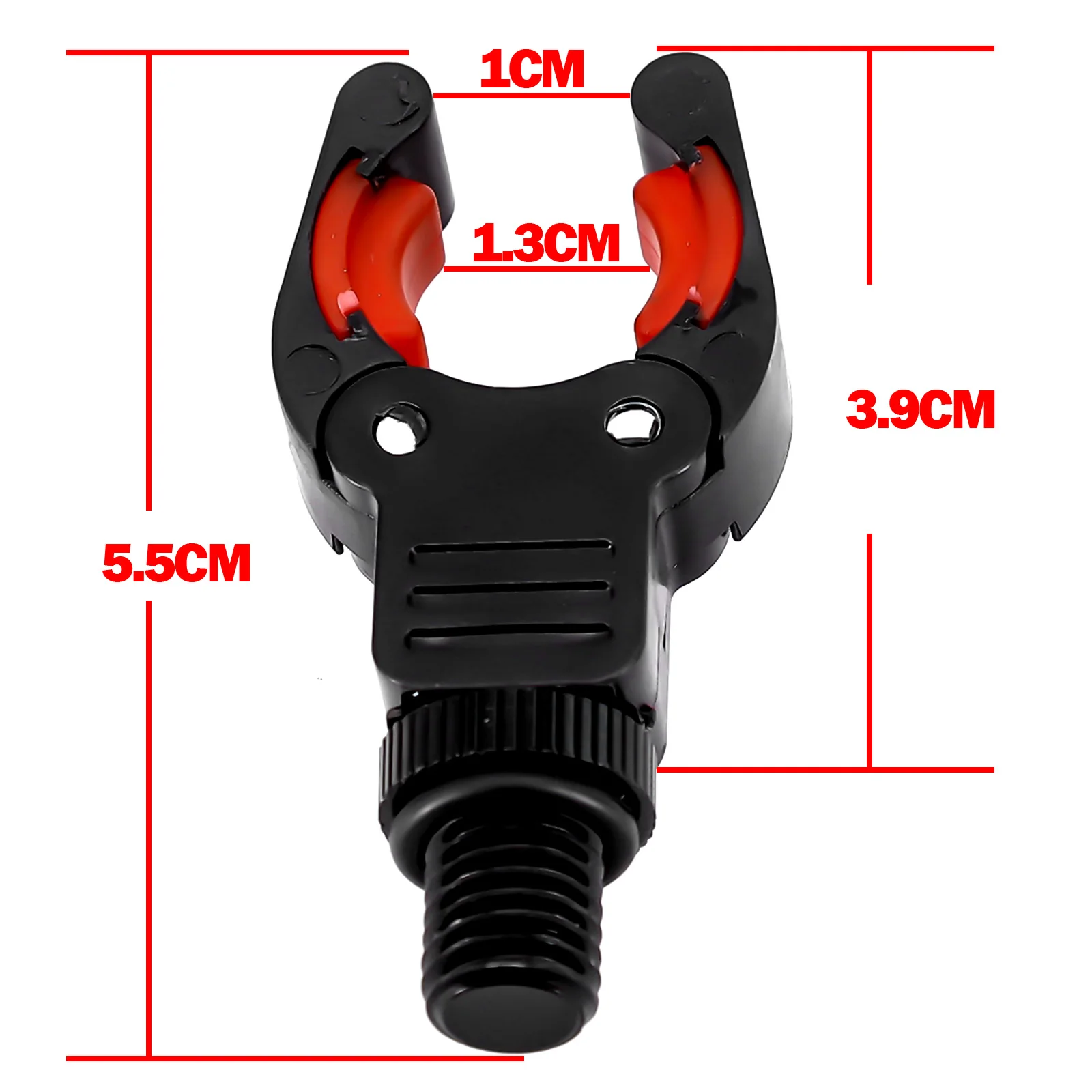 1pc Fishing Rod Rest Head Carp Fishing Tackle Rod Holder Butt Rests Head Pole Gripper 3/8 Thread Fishing Rod Keep Bracket