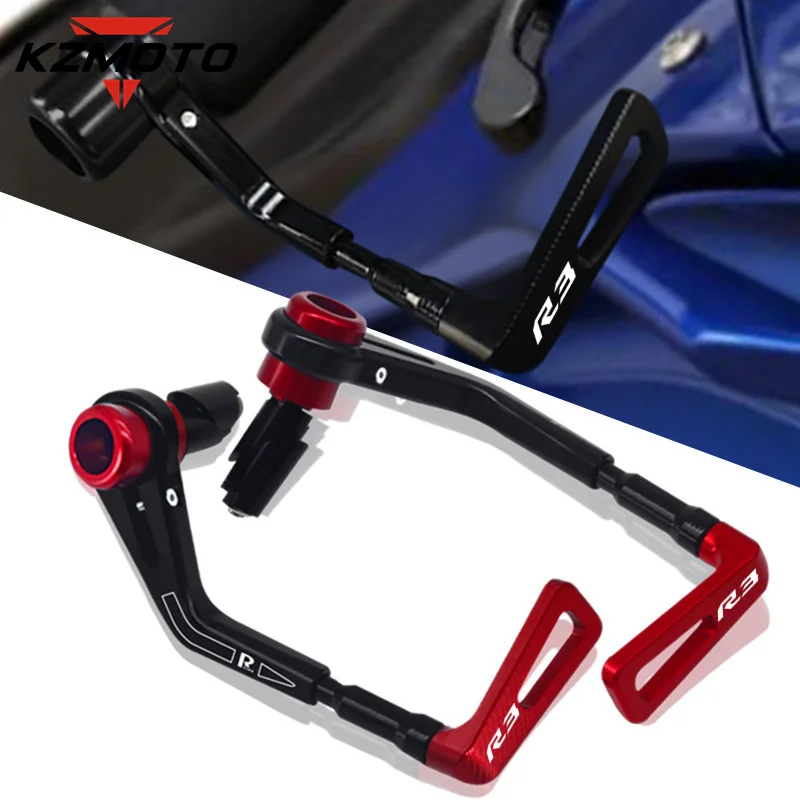 

For YZF R3 YZF-R3 7/8" 22mm Motorcycle Lever Guard Hand Guard 22MM Handlebar Grips Brake Clutch Levers Accessories yzf-r3 2023