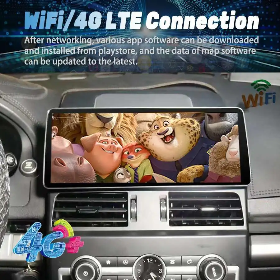 Radio con GPS para coche, reproductor Multimedia con Android 13, 8 núcleos, 12,3 GB, 256 pulgadas, DSP, estéreo, para Land Rover Discovery Sport 2, 2007-2015