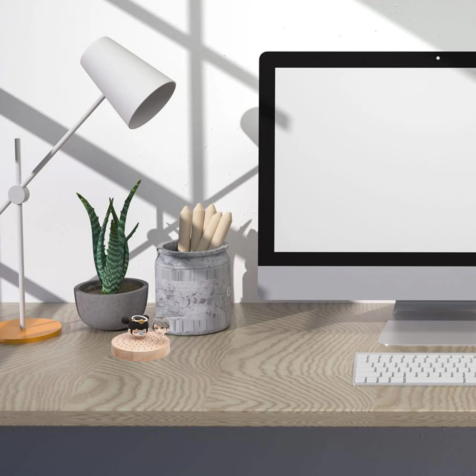 Wooden Plug Board For Making Base Easy Craft Display Stand Compatible Clay Sculpture Holder Organizer Tool