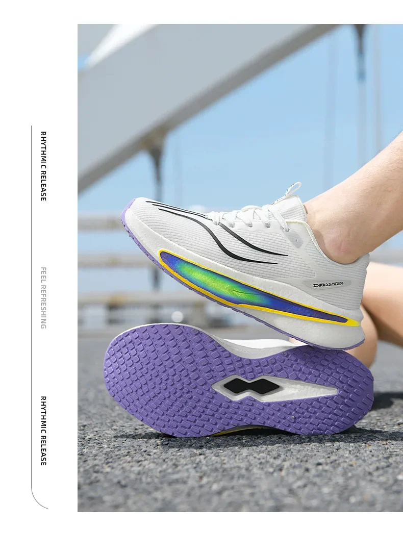 Professional Running Shoes High Elastic Cushioning Road Sports Footwear Boys Lightweight Breathable Racing Sneakers Men Women