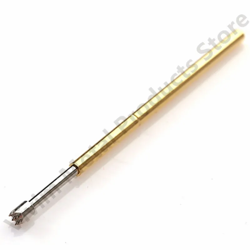 20/100PCS P100-H2 33.35mm 9-claw Plum Blossom Head Test Pin1.50mm Needle Spring Test Probe P100-H Dia 1.36mm Test Pogo Pins 80g